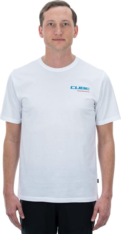 CUBE Organisch Fietsshirt LANDSCAPE WHITE XL