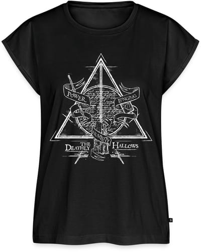 Harry Potter Deathly Hallows Vrouwen Premium Bio Top