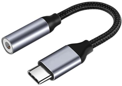 GELLDG Koptelefoonaansluitingadapter - USB-C naar 3,5 mm - Ingebouwde Hi-Res DAC-chip - Compatibel met iPhone 16/17 Air/Pro/Max, Samsung Galaxy S24 S23 S22 Note 20 S20, Pixel, iPad Mini, Huawei