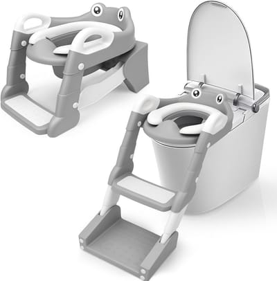 Kindertoilet met Trap en Verhoogd Zitje voor Potjestraining
