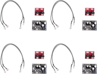 Platenspeler Voorversterker - Phono Bord - Muziek Luisteren - Speciale Versterker Chip - 4 Stuks - Zwart
