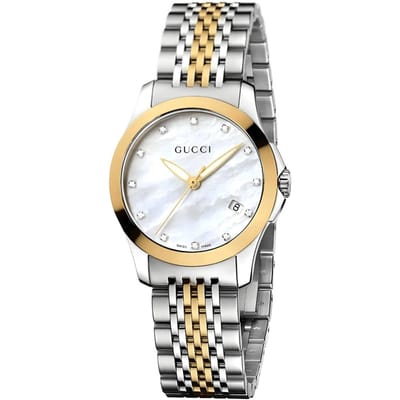 Gucci G-Timeless Dameshorloge met Moeder van Parel Wijzerplaat - Model YA126513