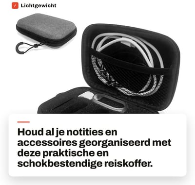 Dailygoods- Reiskoffer Lichtgewicht - Schokbestendig - Organizer - Opslagtas - Grote Capaciteit - Dempingschuim Interieur