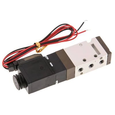 5/2 M5 Magneetventiel 24V DC 1.5-10bar/21.0-140psi 2-polige Stekker YPC