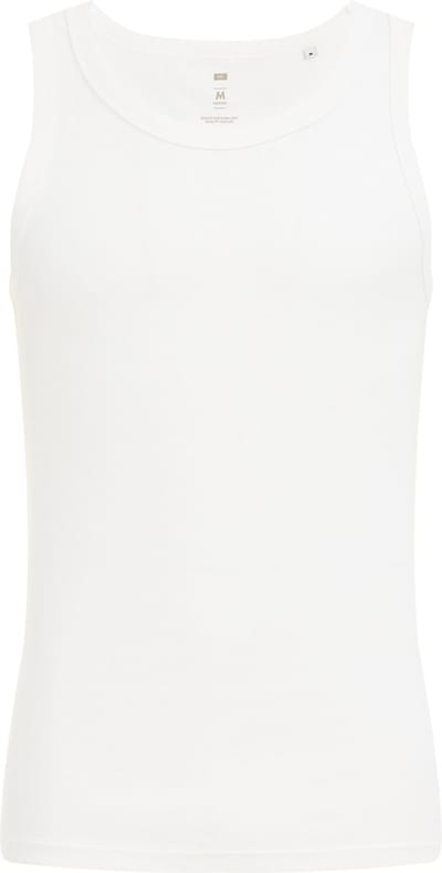 WE Fashion Heren Slim fit geribd singlet