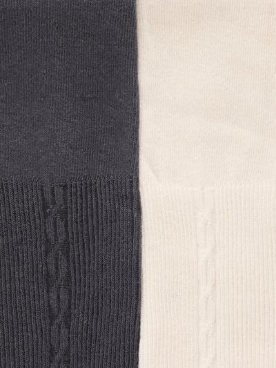 Vertbaudet Set van 2 Panty's Meisje Kabelmotief