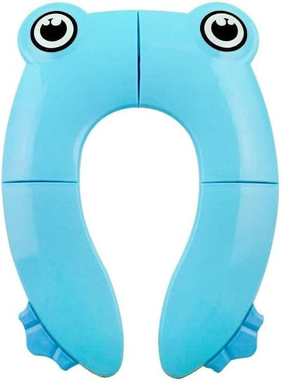 Draagbare Toiletverkleiner - Opvouwbaar Potje - Zindelijkheidstraining Onderweg - Voorkomt Bacterieverspreiding - 36.5cm x 26cm - Blauw