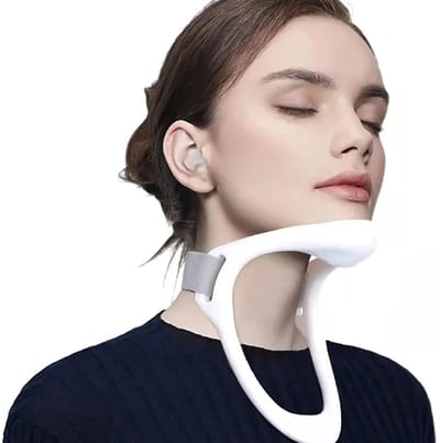 Neksteun met Halskraag – Houdingcorrector voor Nekpijn, Nektractie en Voorwaartse Hoofdhouding | Ergonomische Ondersteuning bij Langdurig Zitten