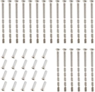 Dailygoody - M4x60mm - Universele Bevestigingsschroeven - Phillips Kop - Zilver - Voor Deurhandgrepen - 20 Stuks - Voor Elektronica