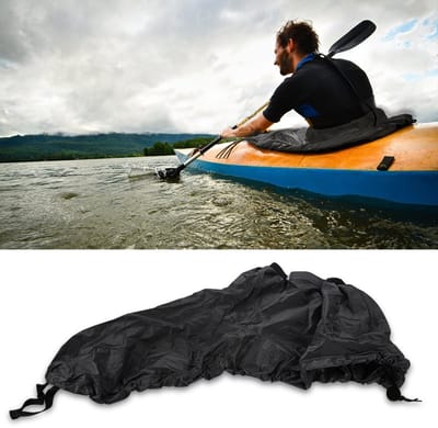 aladdien - Verstelbare Kajak Rok - Waterdichte Cover - Zwart - Kano Spray Rok - Ideaal voor kajaksporten - Geschikt voor cockpitmaat 90-95cm