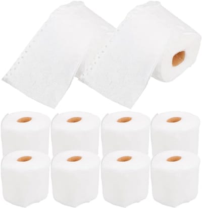Miniatuur Toiletpapier voor Poppenhuis - Realistische Decoratie en Accessoire voor Badkamer - Duurzaam en Ideaal als Cadeau voor Poppenhuisliefhebbers