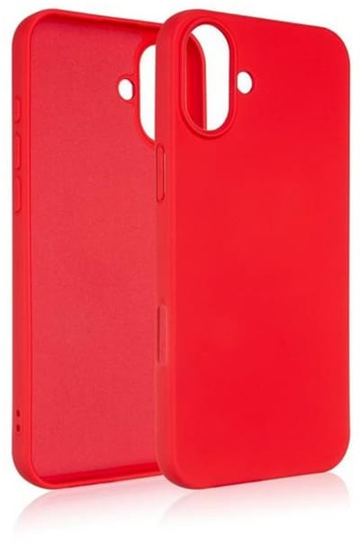 Beline Siliconen Hoesje Iphone 16 6.1Rood/Rood