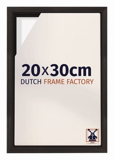 Baklijst 20x30 cm - Eiken Donker - Geschikt voor Canvasdoek - MDF Baklijst Lausanne