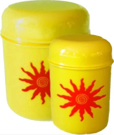 Wattenpot en Wattenstaafpot Zon Geel Rotho
