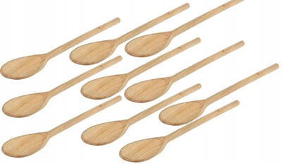 Houten Mini Lepel 13cm - 100 Stuks voor Suiker en Zout