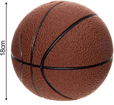 Spaarpot Basketbal – Resin – Ø18 cm – Met Rubberen Dop – Origineel Cadeau voor Kinderen & Sportliefhebbers
