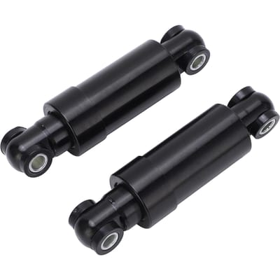 2 pièces Amortisseur Noir 750lbs 110mm Alliage d'acier Inoxydable pour Trottinette Pliante Vélo Électrique black