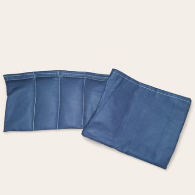 Verzwaringskussen - verzwaardekussen - kussen - blauw met losse hoes