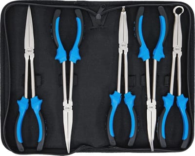 Langbeektangen set 290 mm - 5-delige set voor precisiewerk