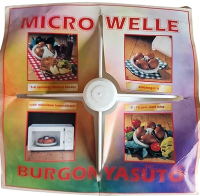 Han‑Bar® 3 x Magnetron Bord voor Aardappelen - met maatlepels