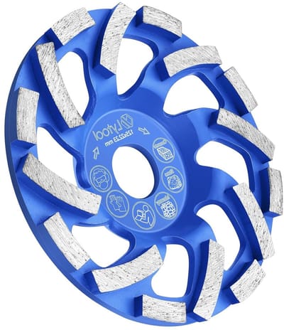 Professionele Diamant Slijpschijf 125mm × 22.22mm voor Beton, Natuursteen en Tegellijm, Geschikt voor Graniet en Metselwerk