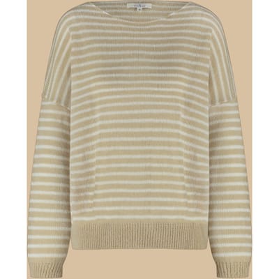 Circle of Trust Reign Knit Fresh Tan Stripe Größe: L | Pullover Outlet | Damen