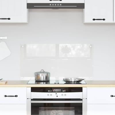 vidaXL - Keukenachterwand - Transparant - 80 - x - 40 - cm - gehard - glas