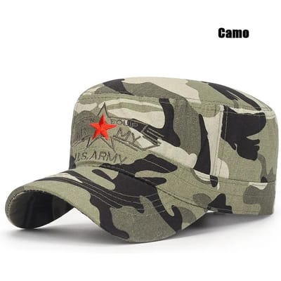 Nouvelle Mode Sport Extérieur Casquettes Snapback Casquette de Baseball Décontractée Pour Hommes et Femmes É.U.. Conception de Casquette d'Armée Militaire Souple à Visière Plate beige