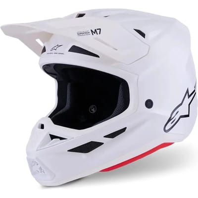 Alpinestars S-M7 Wit Crosshelm - Helm
