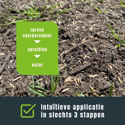 AHD® Graszaad - Graszaad Herstel - Graszaad Schaduw - Graszaad Speelgazon - Zwart- 10 cm x 10 cm x 10 cm;