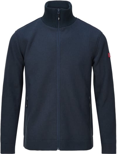 Nordberg Sweater Kjartan - Full Zip - Heren - Navy - Maat M