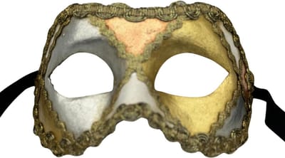 Venetiaans masker heren - Handgemaakt in goud en zilver - masquerade masker - carnaval masker - Masker gala mannen - venitiaans masker - masker gemaskerd bal