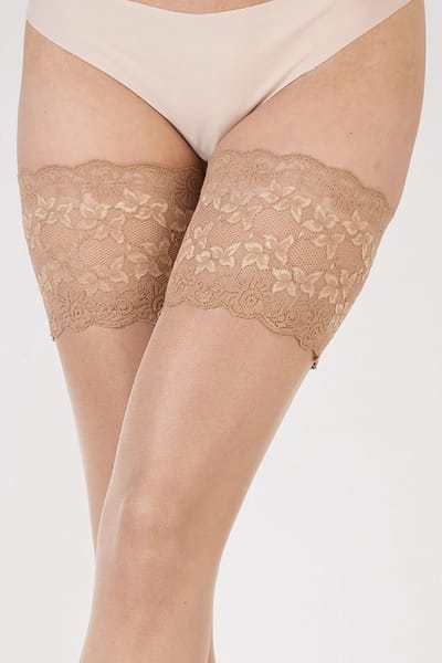 Aristoc Hold Up - Ultimate - Sheer - Luxury - Shine - Glans - Hold Up Kousen - Stay Up Kousen dames - M/L - Nude (Beige) - 15 Denier