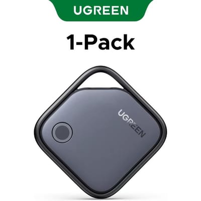 UGREEN SmartTag localisateur intelligent modèle à crochet CM816 noir certifié FMN pile bouton autonomie en veille de 24 mois noir