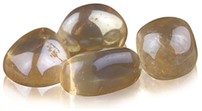 Zonneschijn aura trommelstenen 100 gr. (gecoat) (mt2)