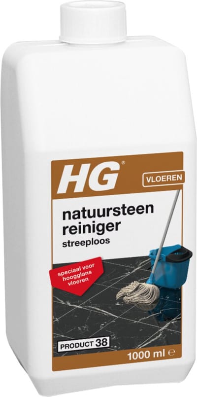 6x HG Natuursteenreiniger Streeploos 1 liter