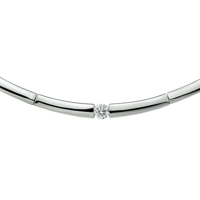 Collier Zirkonia 42 + 3 Cm