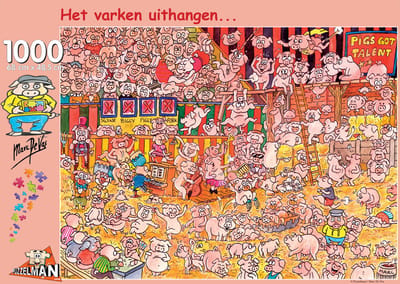 Puzzelman De puzzelvarkentjes - Marc De Vos (1000).