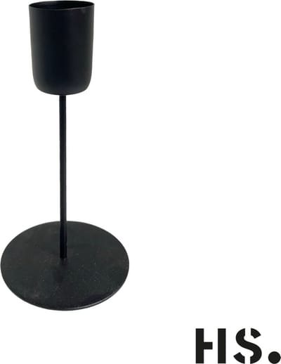 Home Society - Kaarsenhouder - Kandelaar - XL Kaars - Cuppa - S - Metaal - 34x10x10