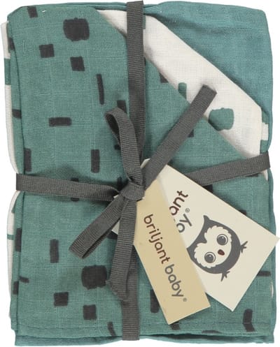 Briljant Baby - Washandje Hydrofiel 17 x 20 - Art - Arctic - 3 Stuks