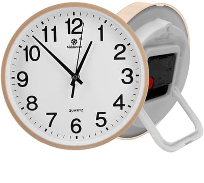 Jhubersproducts - Wandklok - Kwartsklok - Stil - Wit - Decoratief - Voor keuken en kantoor - Modern design