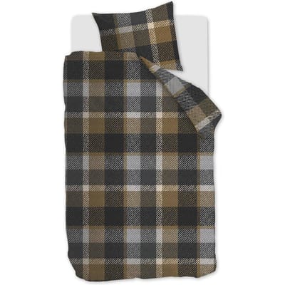 Beddinghouse Marnix dekbedovertrek - Eenpersoons - 140x200/220 - Grijs