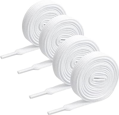 Famanu – Platte Schoenveters van 8 mm Breed, Scheurvast, Voor Sneakers en Vrijetijdsschoenen
