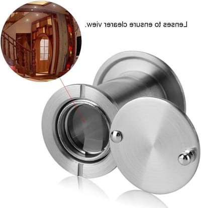 Privacy Screen Deurviewer met 220 Graden Hoek - Veiligheid Peek Peephole en Optisch Glas voor Thuisgebruik