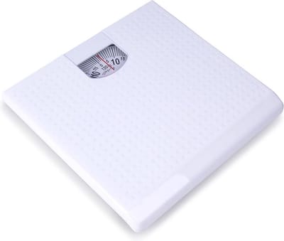 Personenweegschaal Wit Mechanische 120 kg - Badkamer Weegschaal - Personen - Personenweegschaal