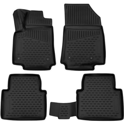 Tapis de sol - Exclusive - Opel Crossland - Caoutchouc - 4 pièces - Toutes saisons