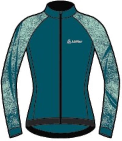 Loeffler wielrenshirt lange mouwen W Bike L/S Jersey Taylor dames - Blauw