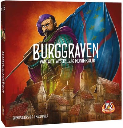 White Goblin Games - Burggraven van het Westelijk Koninkrijk - expertspel - 1 tot 4 spelers - 90 minuten - Vanaf 12 jaar