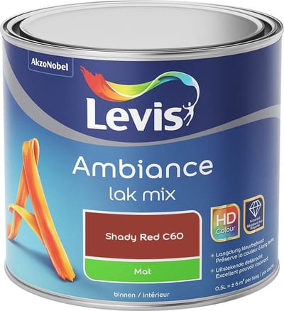 Levis - Ambiance Lak Mat Mix - Shady Red C60 - Mengverf - 0,5 L