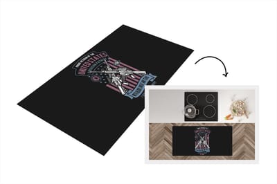 Keukenloper - Loper keuken - Wapens - Amerika - Vintage - 120x60 cm - Keukenloper vinyl